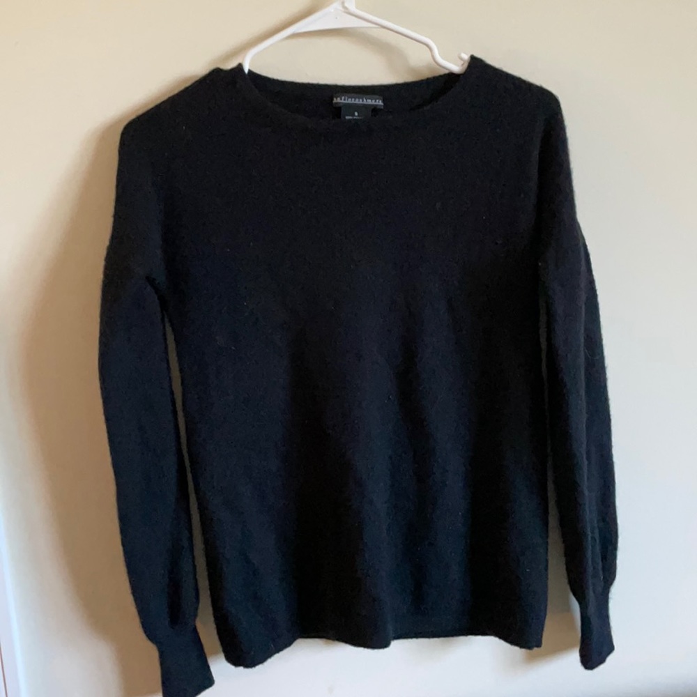 Black Cashmere Sweater